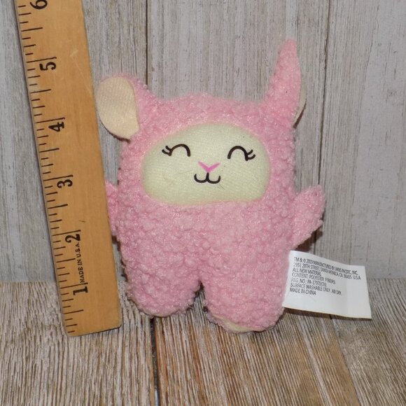 PLUSH ANIMAL LAMA ? Pink White Small,  Stuffed Animal  * - Picture 2 of 7